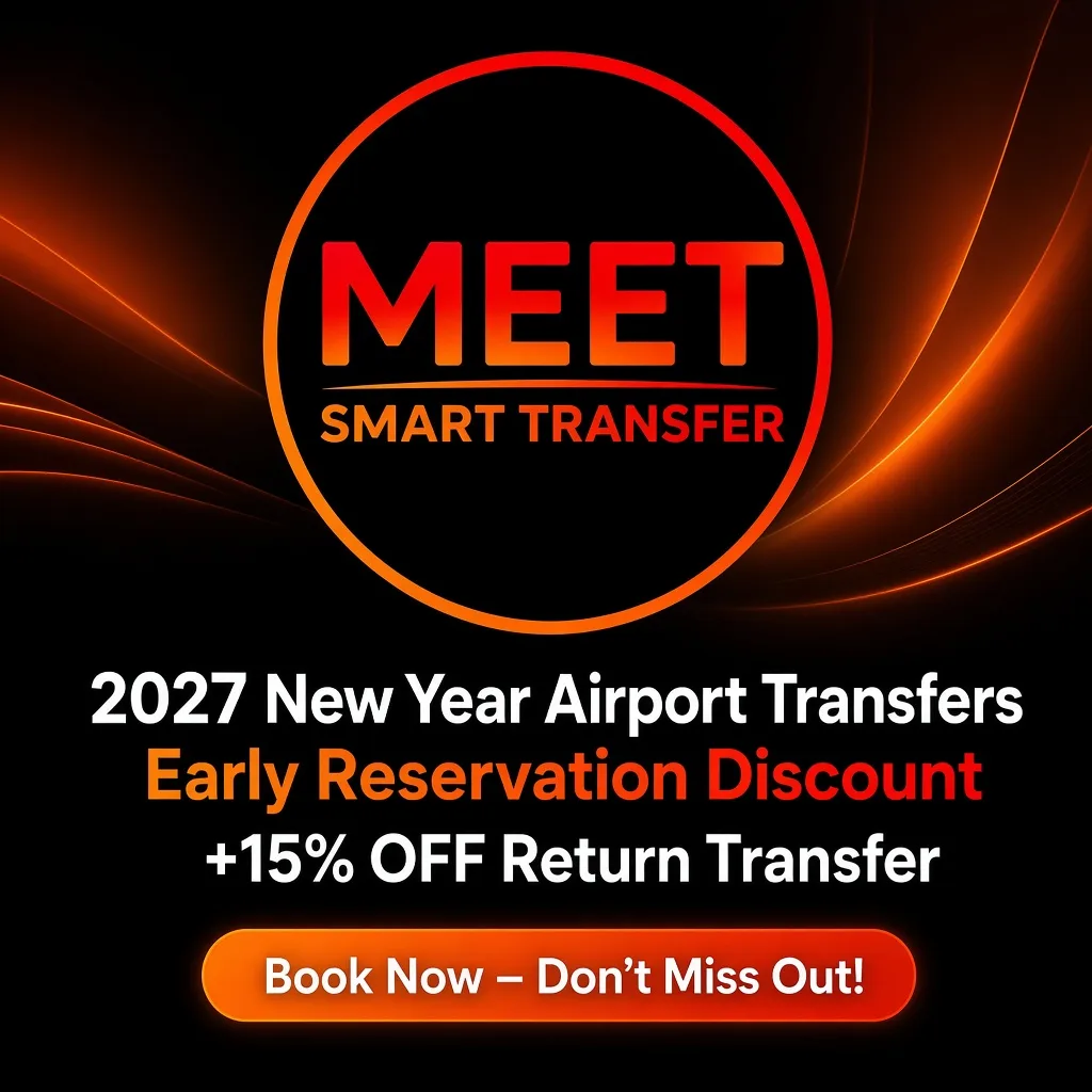 Meet Transfer 2027 New Year airport transfers – early reservation and 15% off return transfer